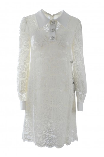 Dolce & Gabbana Vestido Medio Encaje Mujer - F6H0OT HLMEA