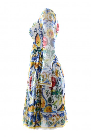 Dolce & Gabbana Women Majolica Long Dress - F6YB1T HP14L