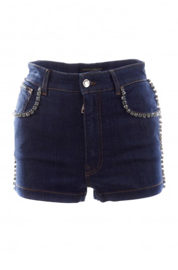 Dolce & Gabbana Women Denim Jewels Shorts - FTBO6Z G898Z