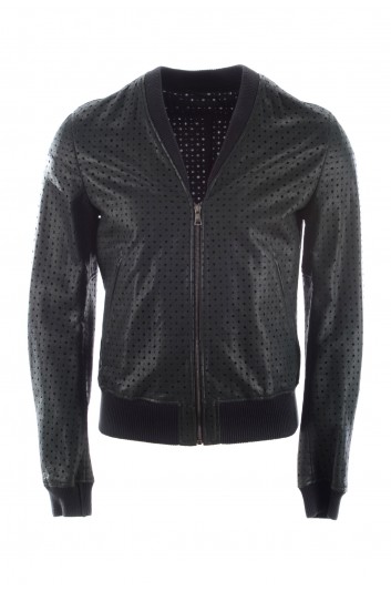 Dolce & Gabbana Men Die Cut Leather Jacket - G9BA9L G9S92