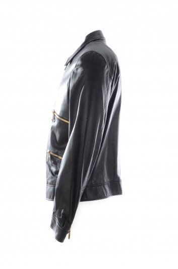 Dolce & Gabbana Men Leather Jacket - G9NA6L HULB7