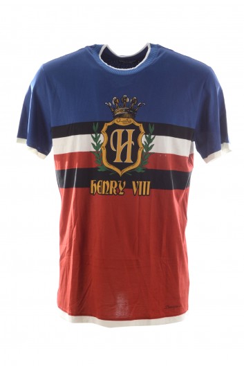 Dolce & Gabbana Men "Henry VIII" Short Sleeve T-shirt - G8KD0T FI7JA