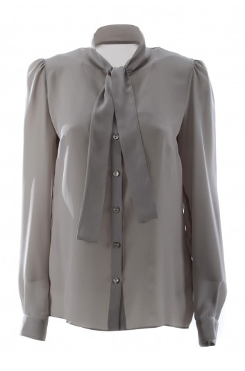 Dolce & Gabbana Women Silk Long Sleeve Shirt - F5I11T FU1A8