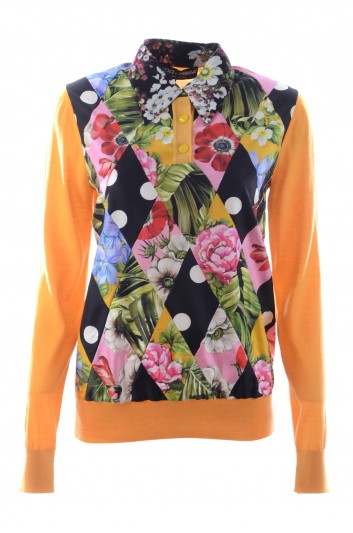 Dolce & Gabbana Women Henley Shirt Pullover - FXC84T JBMR3