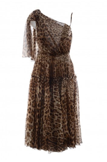 Dolce & Gabbana Women Animal Print Long Dress - F64I2T FS1AR