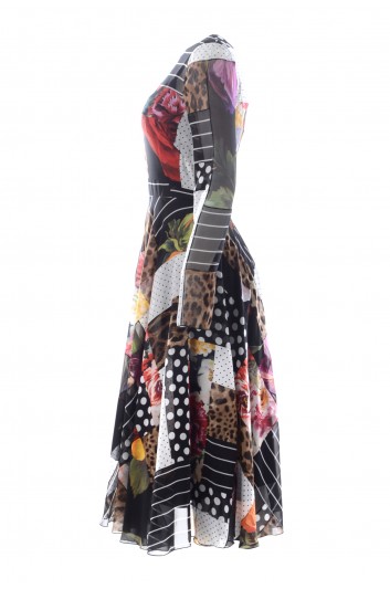 Dolce & Gabbana Women Patchwork Long Dress - F6L0KT GDX84