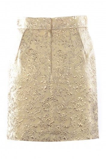 Dolce & Gabbana Women Jacquard Mini Skirt - F4BOCT HJMLB