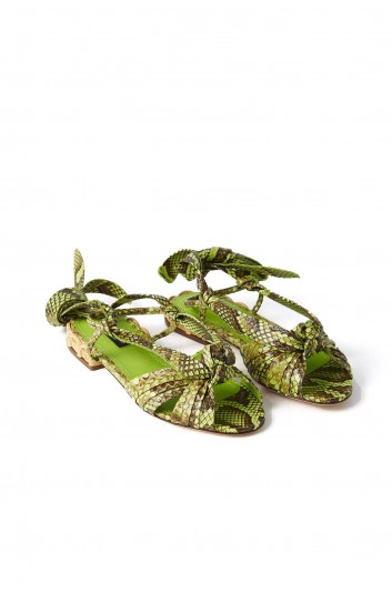 Dolce & Gabbana Women Snake Sandals - CQ0403 A2043