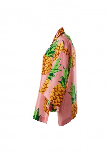 Dolce & Gabbana Women Pineapple Short Sleeve Shirt - F5P38T IS1EP