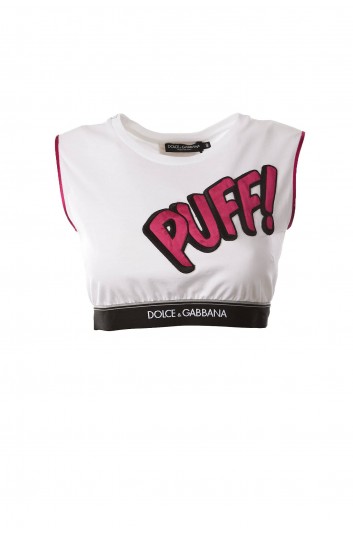Dolce & Gabbana Camiseta sin Mangas "Puff!" Mujer - J8ABFZ G7YDE