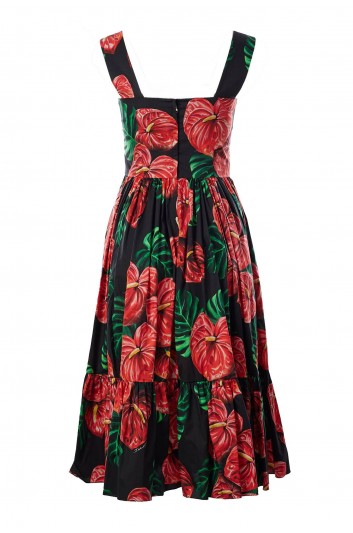 Dolce & Gabbana Women Flowers Straps Long Dress - F6C7ET FSEHO