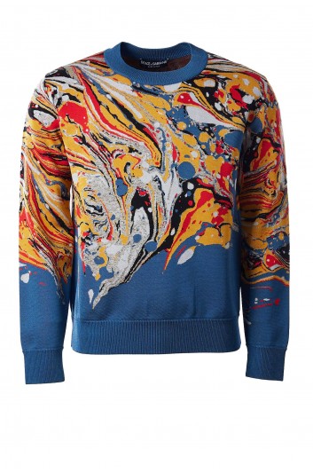 Dolce & Gabbana Jersey Colores Combinados Hombre - GXI37T JCMX2