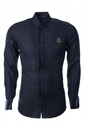 Dolce & Gabbana Men Jewel Bee Long Sleeve Shirt - G5DM9Z GE521
