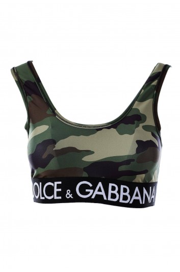 Dolce & Gabbana Women Sport Camouflage Top - F75H7T FSG0U
