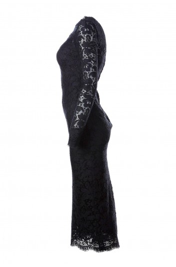 Dolce & Gabbana Vestido Largo Encaje Mujer - F67J6T HLMS5