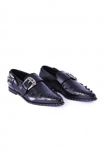 Dolce & Gabbana Zapatos Doble Hebilla Joyas Hombre - A50365 AX466