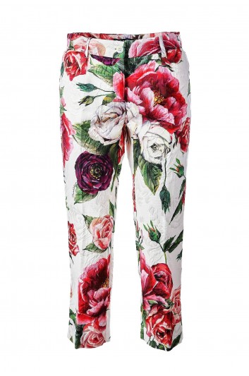 Dolce & Gabbana Women Flowers Trouser - FTAM3T GDJ19