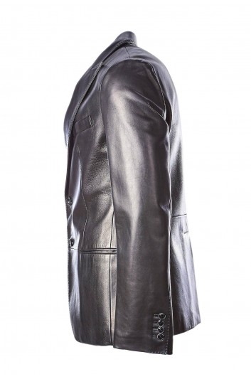 Dolce & Gabbana Men Leather Blazer Jacket - G2CG6L FUL21