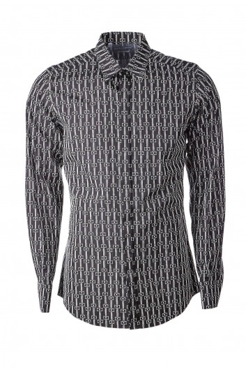 Dolce & Gabbana Men Printed Long Sleeve Shirt - G5DS4T FS5Z8