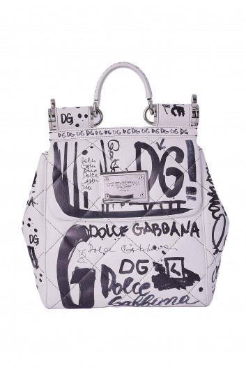 Dolce & Gabbana Mochila Sicily Grafiti Piel Mujer - BB7133 AD454