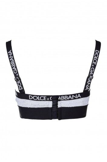 Dolce & Gabbana Sujetador Sport Lentejuelas Mujer -  O1D21T FLM7Q