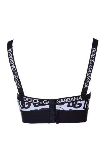 Dolce & Gabbana Sujetador Deportivo Estampado Logo Mujer - O1D41T ONM31